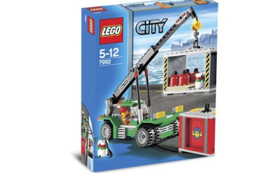 乐高城市7992货柜吊臂车速组评测