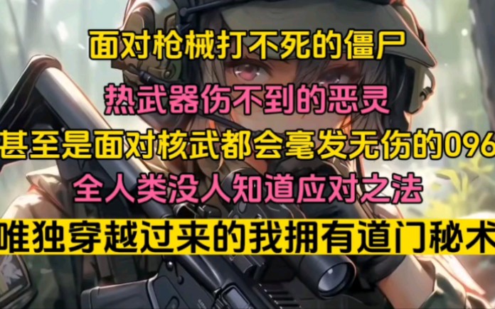 [图]面对枪械打不死的僵尸，热武器伤不到的恶灵，甚至是面对核武器都毫发无损的096，全人类没人知道应对之法，唯独穿越而来的我拥有道门秘术