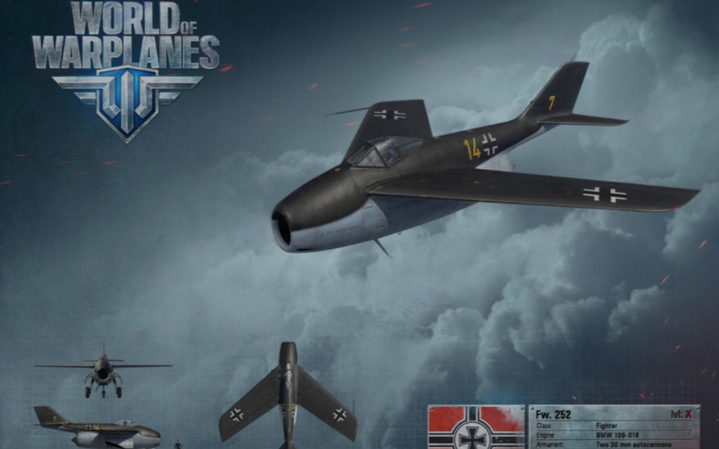 World of Warplanes 战机世界亚服德国Fw 252哔哩哔哩bilibili