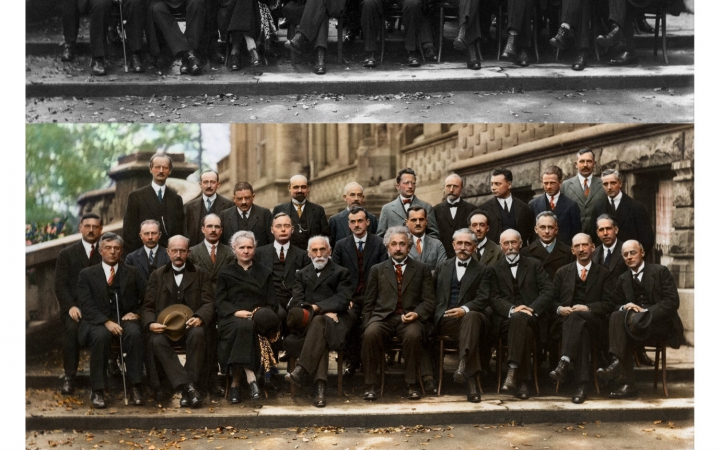 [图]1927年索尔维会议视频 solvay 1927 conference