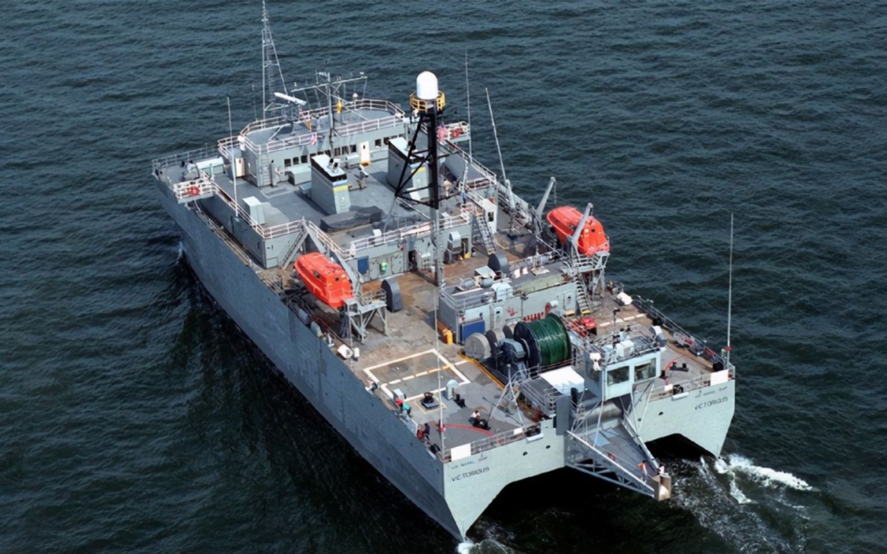 美军侦察船已赖在南海一个月 封堵中国潜艇?