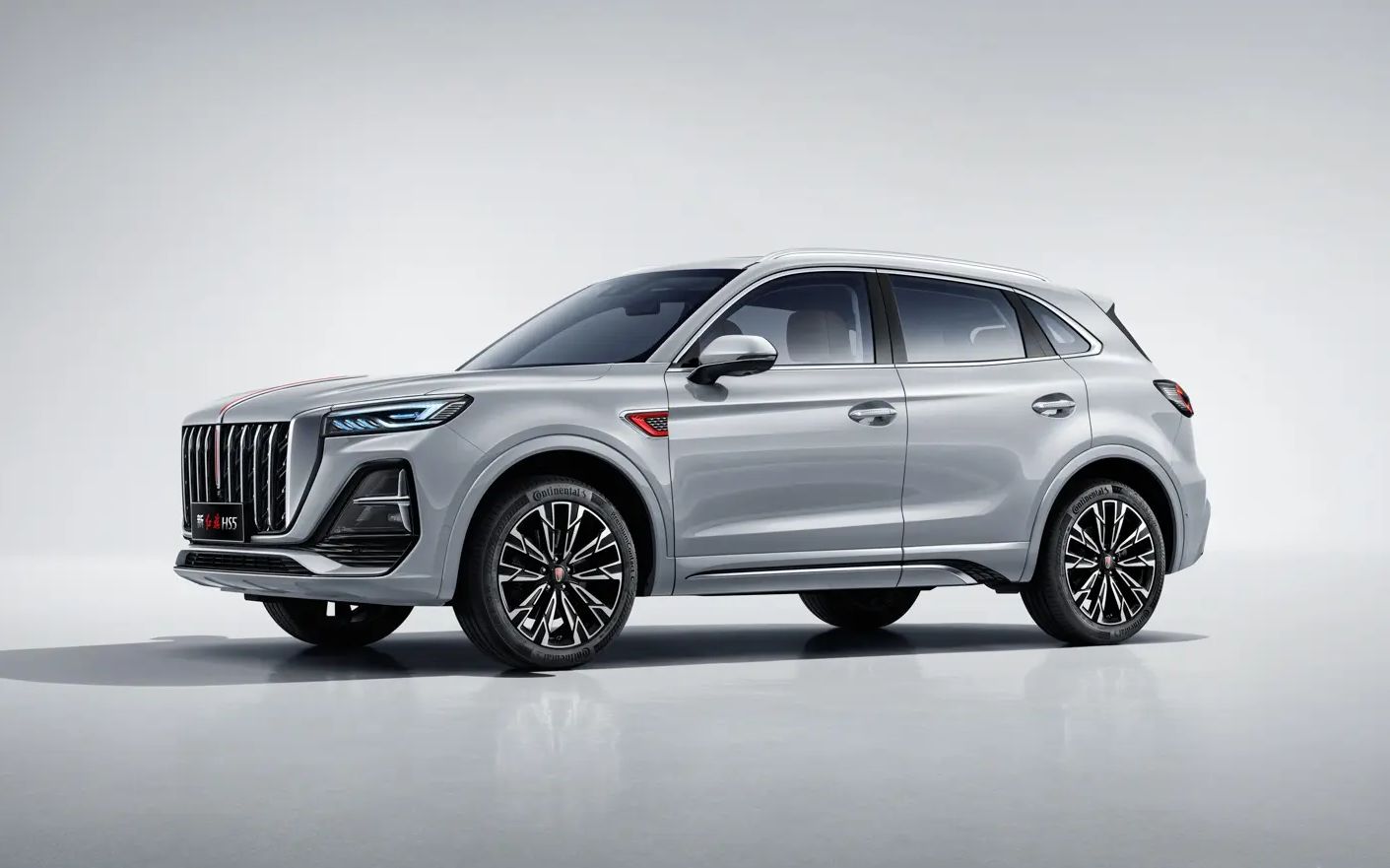 2023款红旗hs5中型suv到店实拍视频(片尾h9,h6,h5,hq9,ehs9,e-qm5展示