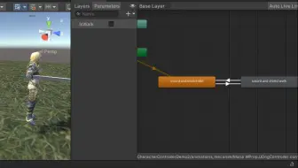 角色控制和动画_5_角色控制之CapsuleCollider+Rigidbody