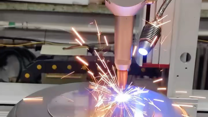 厨具行业不锈钢与铝激光焊接,叠焊点焊