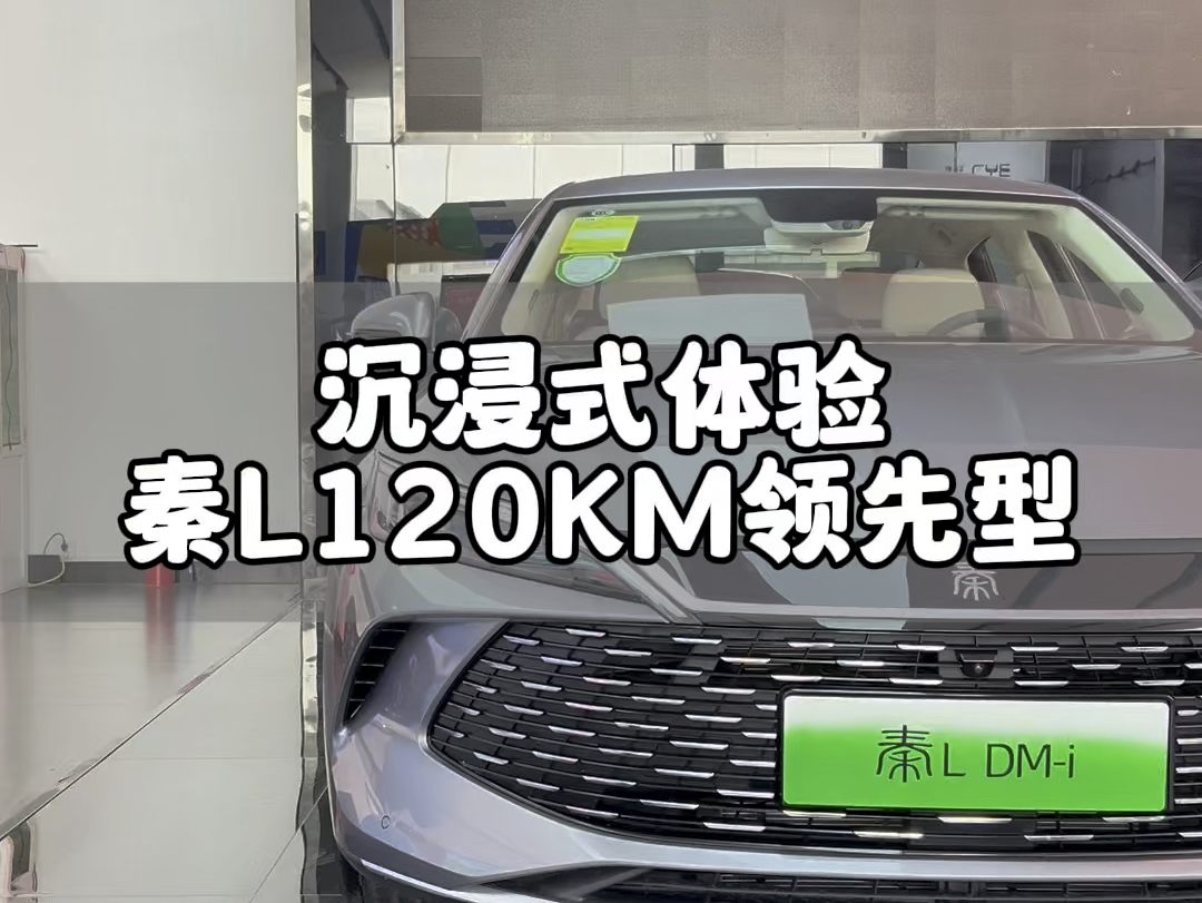 体验秦L120KM领先型,起步价格99800,标配6个气囊,皮质打孔座椅,后排空调出风口,四连杆悬架,全车LED灯源,外放电,比亚迪汉同款智能云服务,...