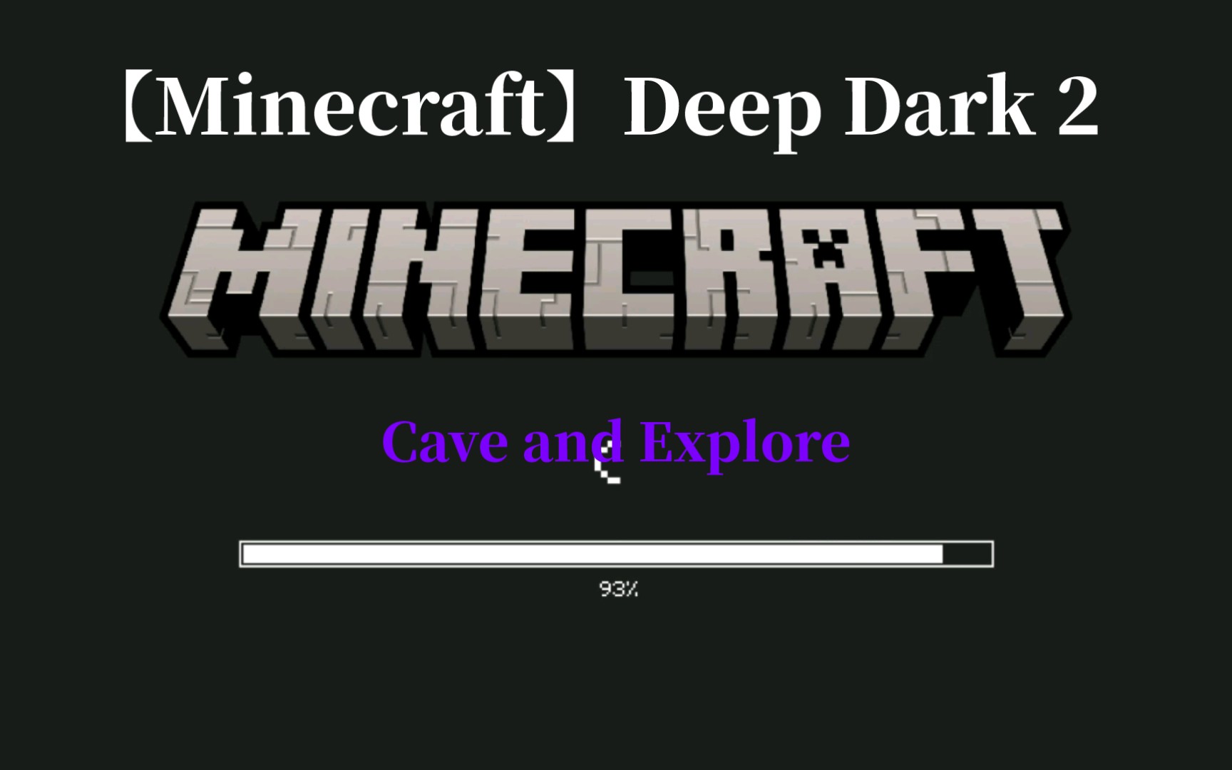 【minecraft】deep dark 2 cave and explore