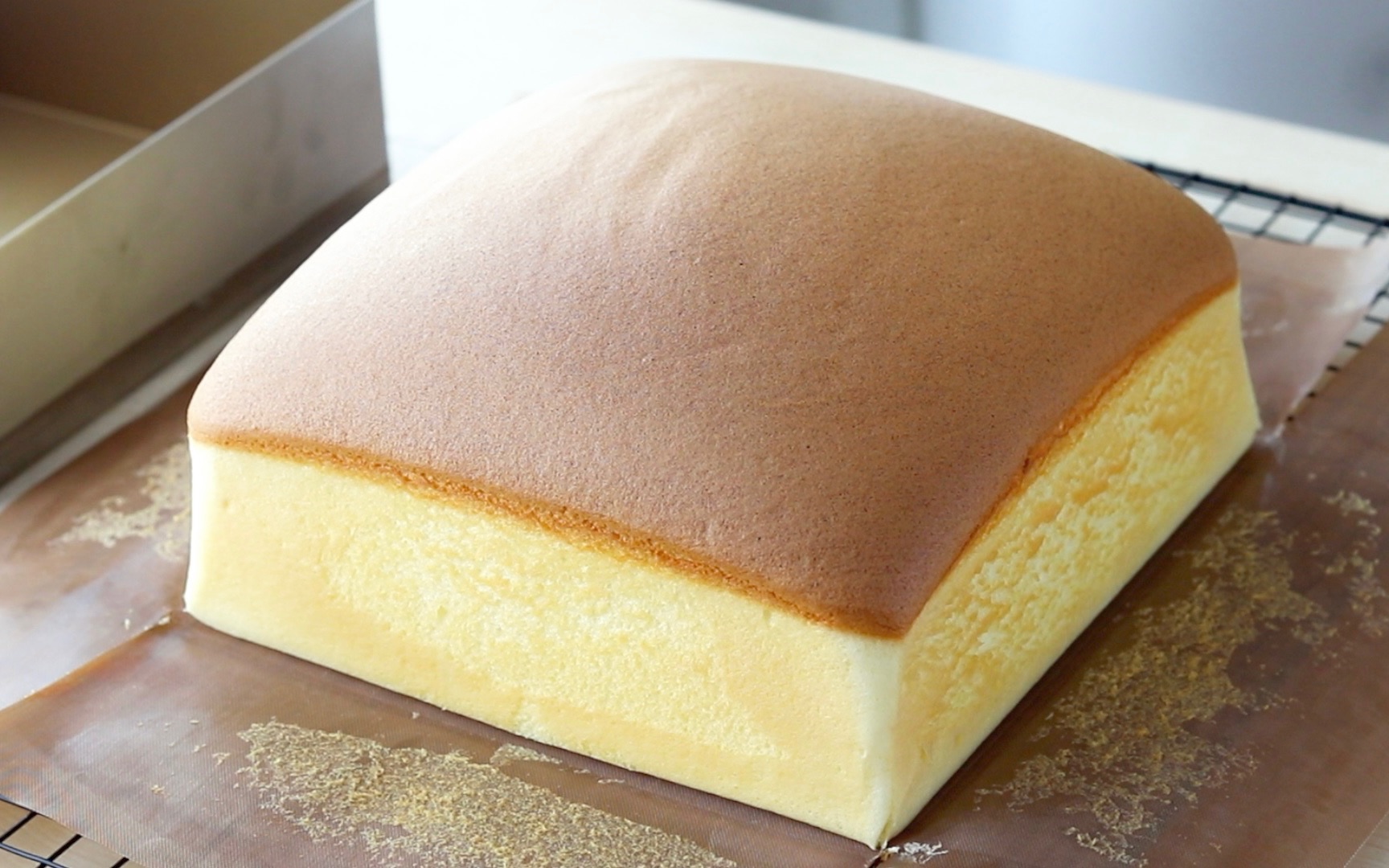 台湾古早蛋糕,超级松软湿润,零失败配方! | cong cooking