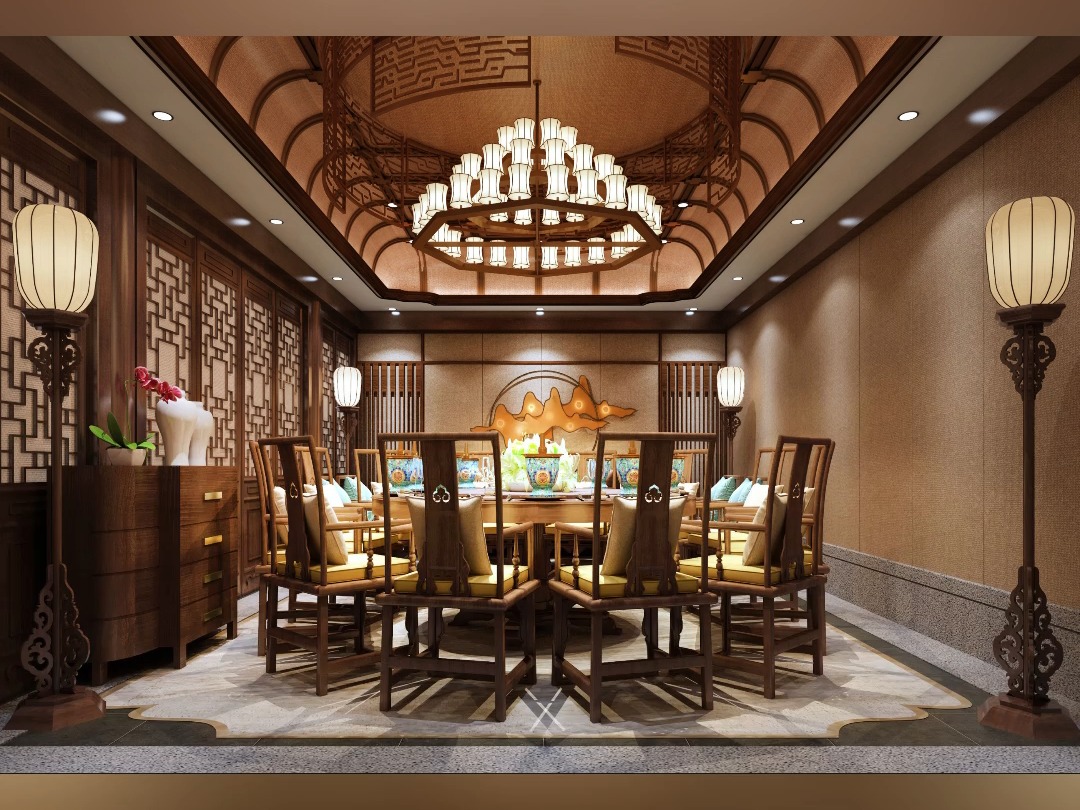 新中式会所,演绎东方意境之美