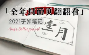 Download Video: 【阿姳呀的手账本】2021Bujo全年封面页日历页翻翻看