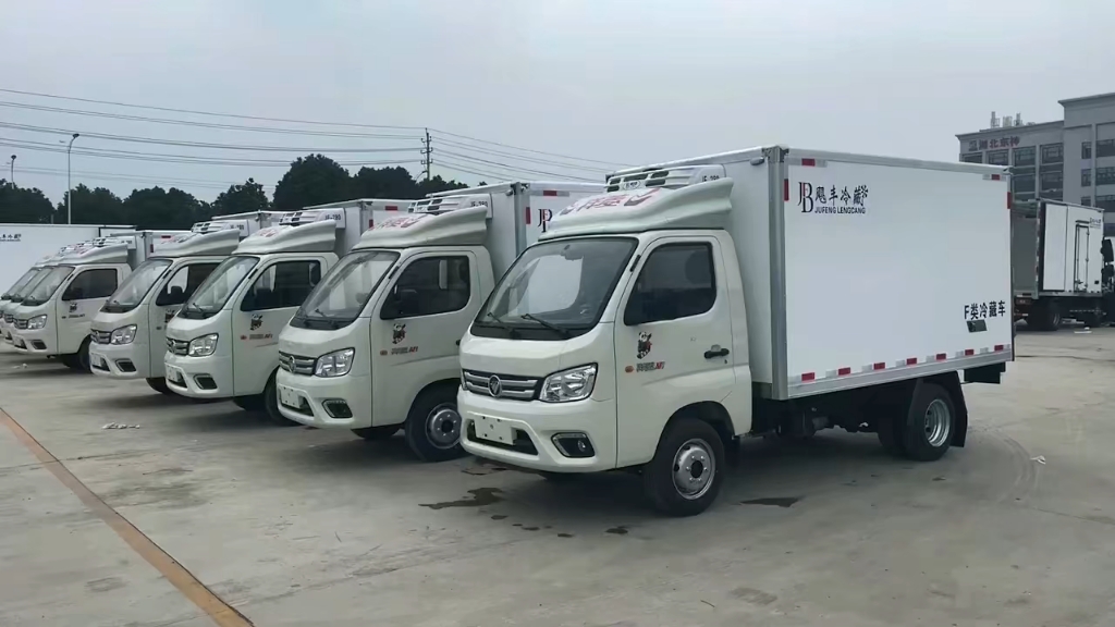 国六福田祥菱m1冷藏车整车尺寸5070*1765/1780*2490厢体尺寸3120*1580