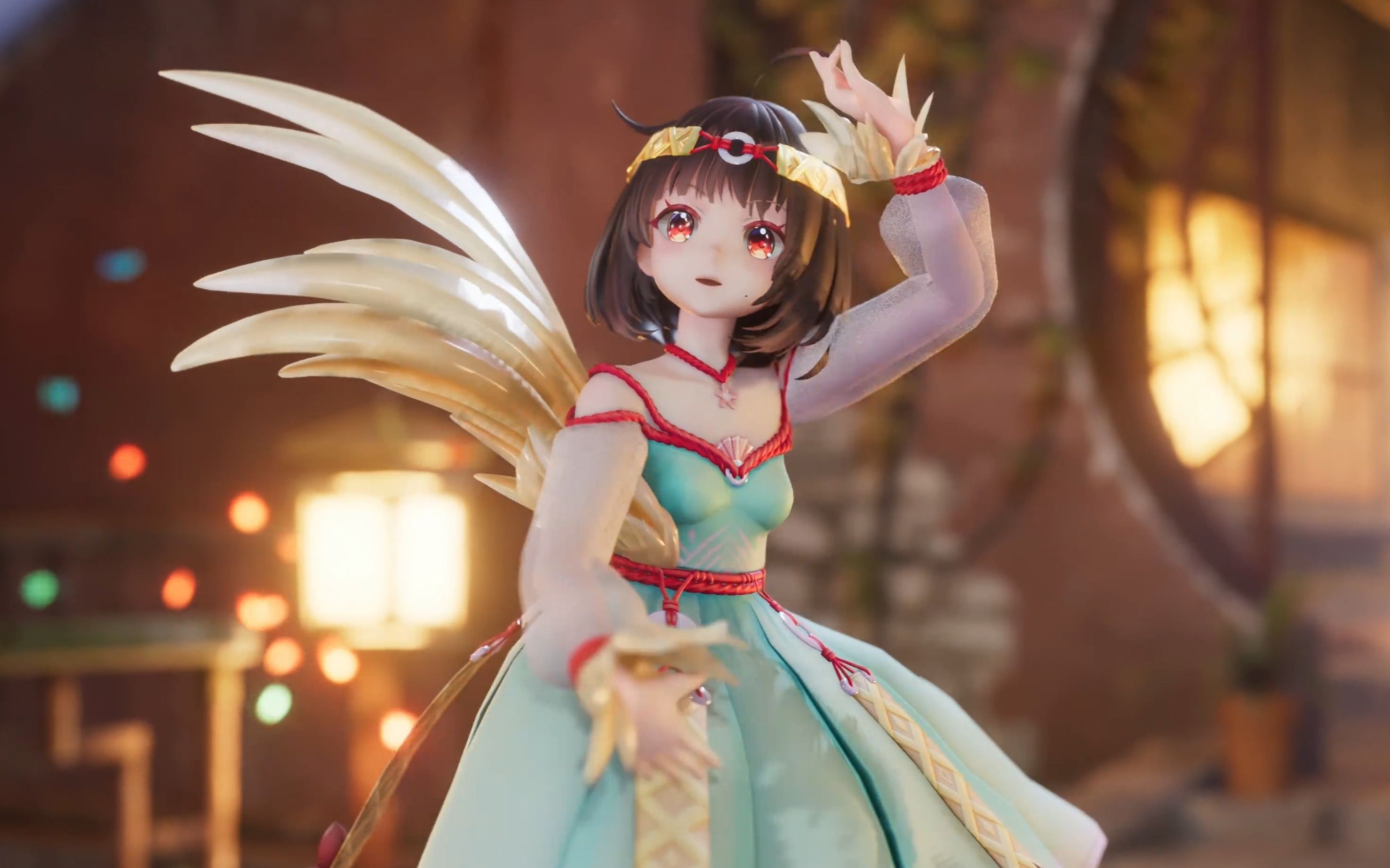 【4k/泠鸢mmd】韶光神鸟～人间万朵红