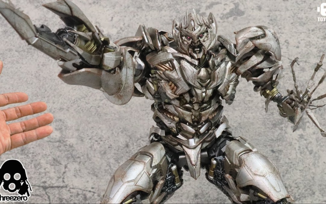 threezero 30 dlx【变形金刚2】威震天 坦克威 腿部可动演示 实物拍摄