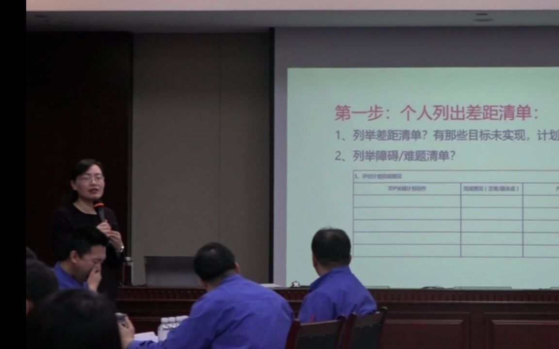 曾秋香老师授课片段--行动学习系列项目——中层IDP阶段性复盘