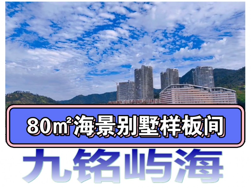 惠州海景别墅,九铭屿海,海景小别墅,可自住,可托管,可度假!哔哩哔哩bilibili