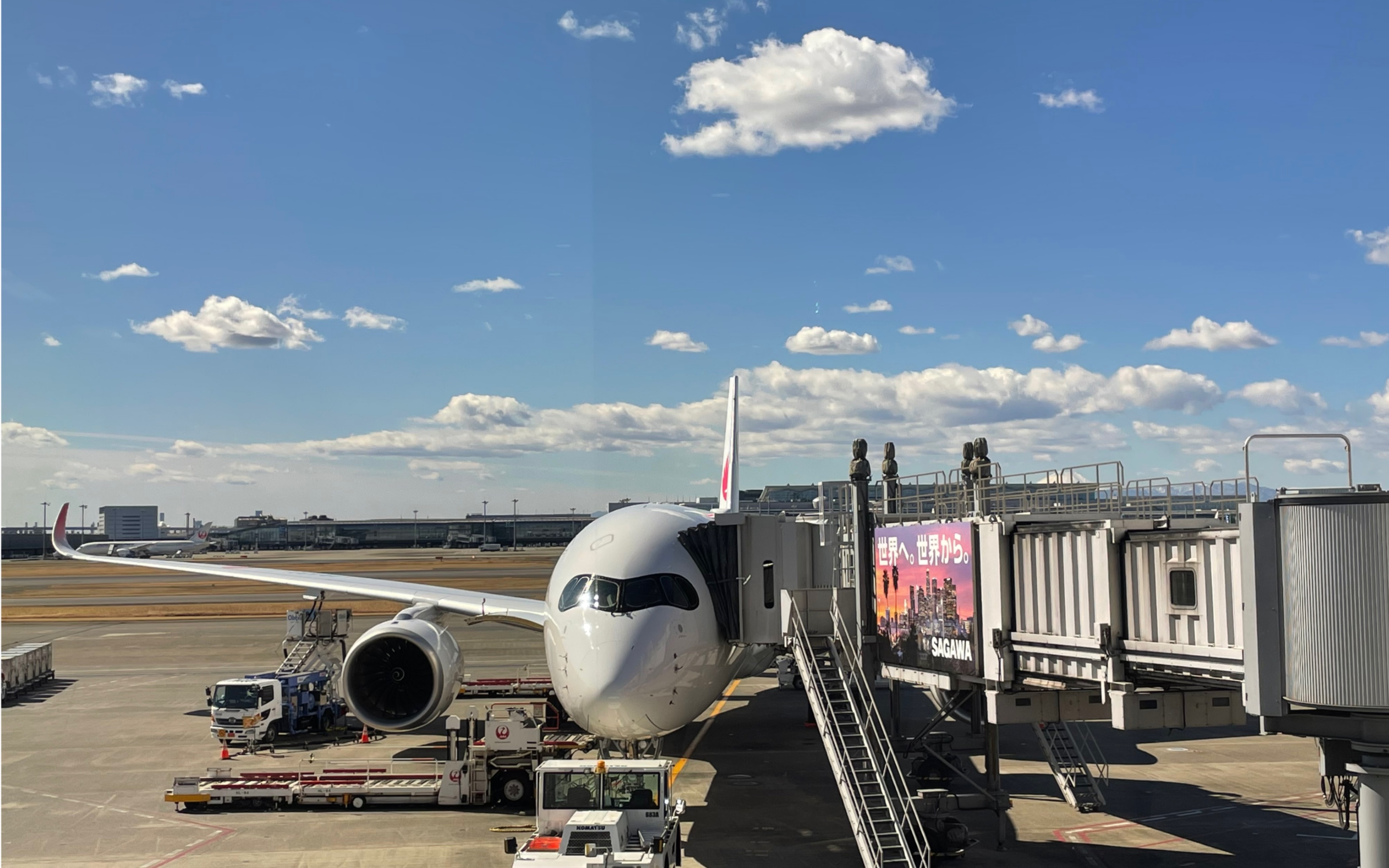 【4k】日航空客a350羽田机场起飞