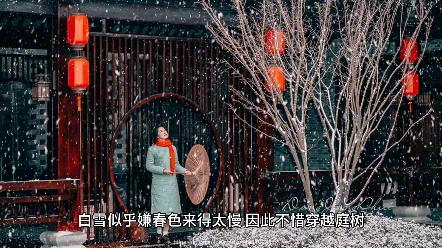 《春雪》——唐ⷮŠ韩愈哔哩哔哩bilibili