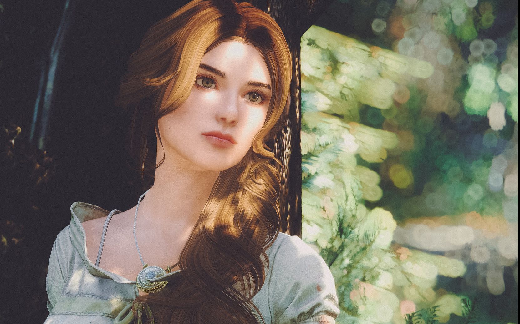 [唐白虎]上古卷轴5mod-随从托塔卡-颜值很高的欧美美女魔剑士