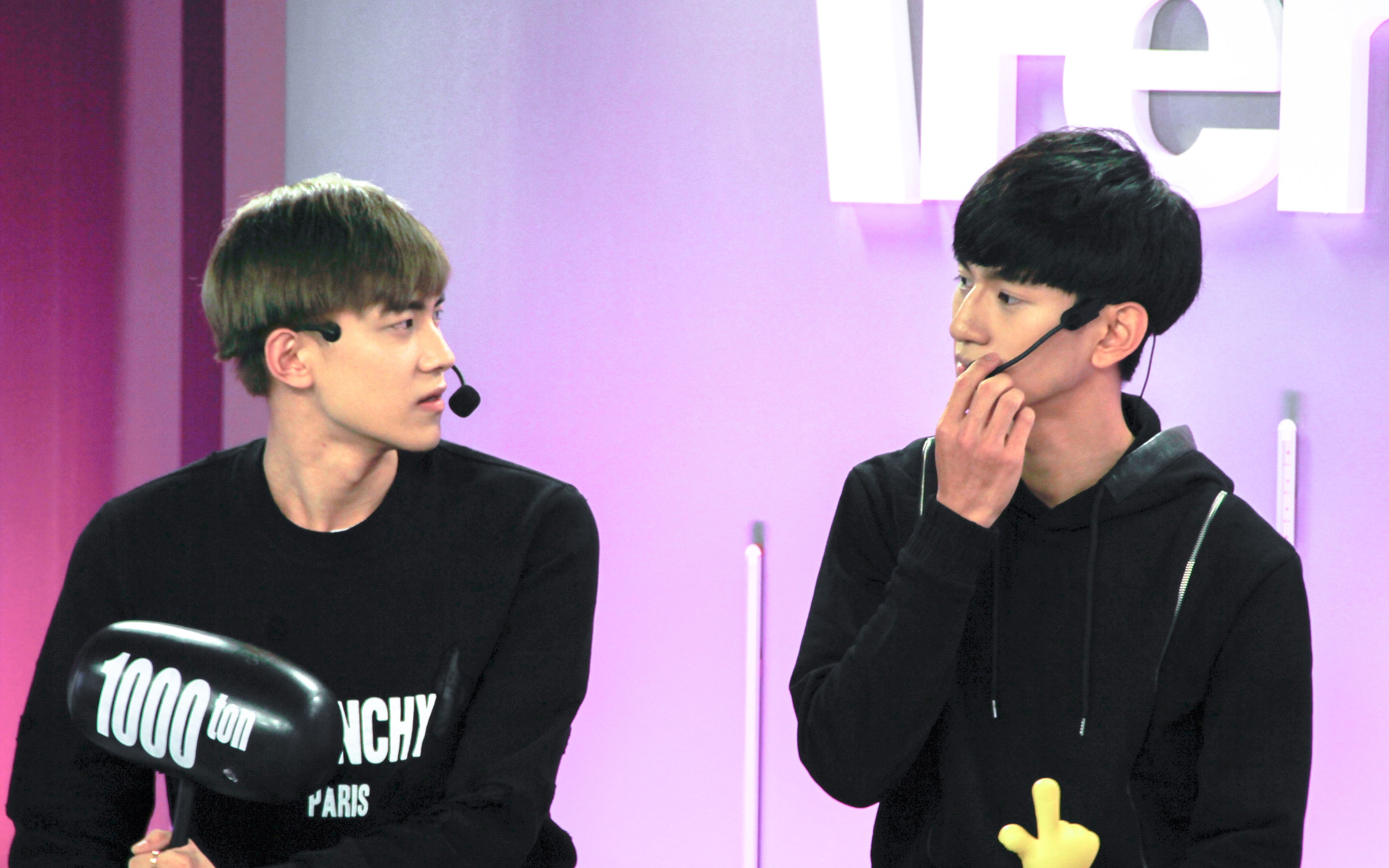 160922蒋梓乐晏紫东粉丝网录制片段3饭拍