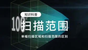 1分钟讲透3D扫描仪的「单幅扫描区域」和「扫描范围」