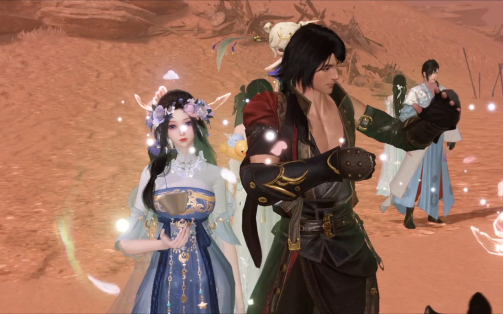 【逆水寒手游】街溜子师兄妹~当追命师兄带我打过副本之后