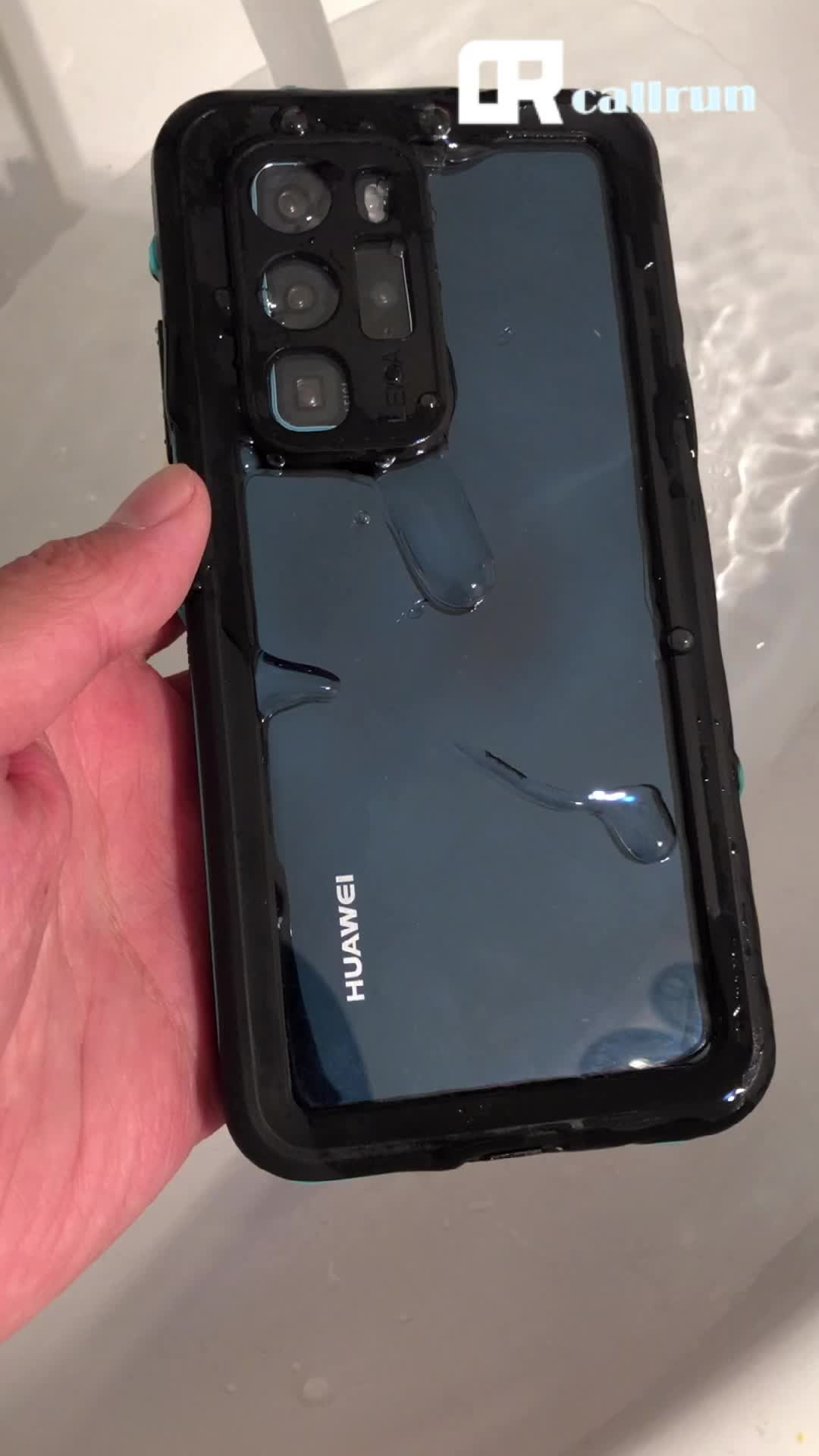 callrun华为p40pro三防手机壳防水测试_哔哩哔哩_bilibili
