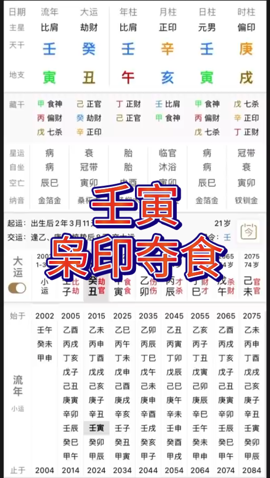 八字中亥月旺水,喜泄,不喜助,枭印来夺食.哔哩哔哩bilibili