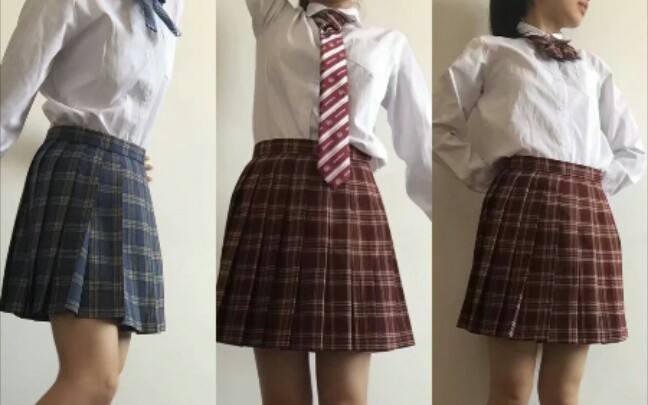 【珩容奕na】jk制服 领结,领带试一试都戴预警,最后听说扔领结就能变出jk?哔哩哔哩bilibili