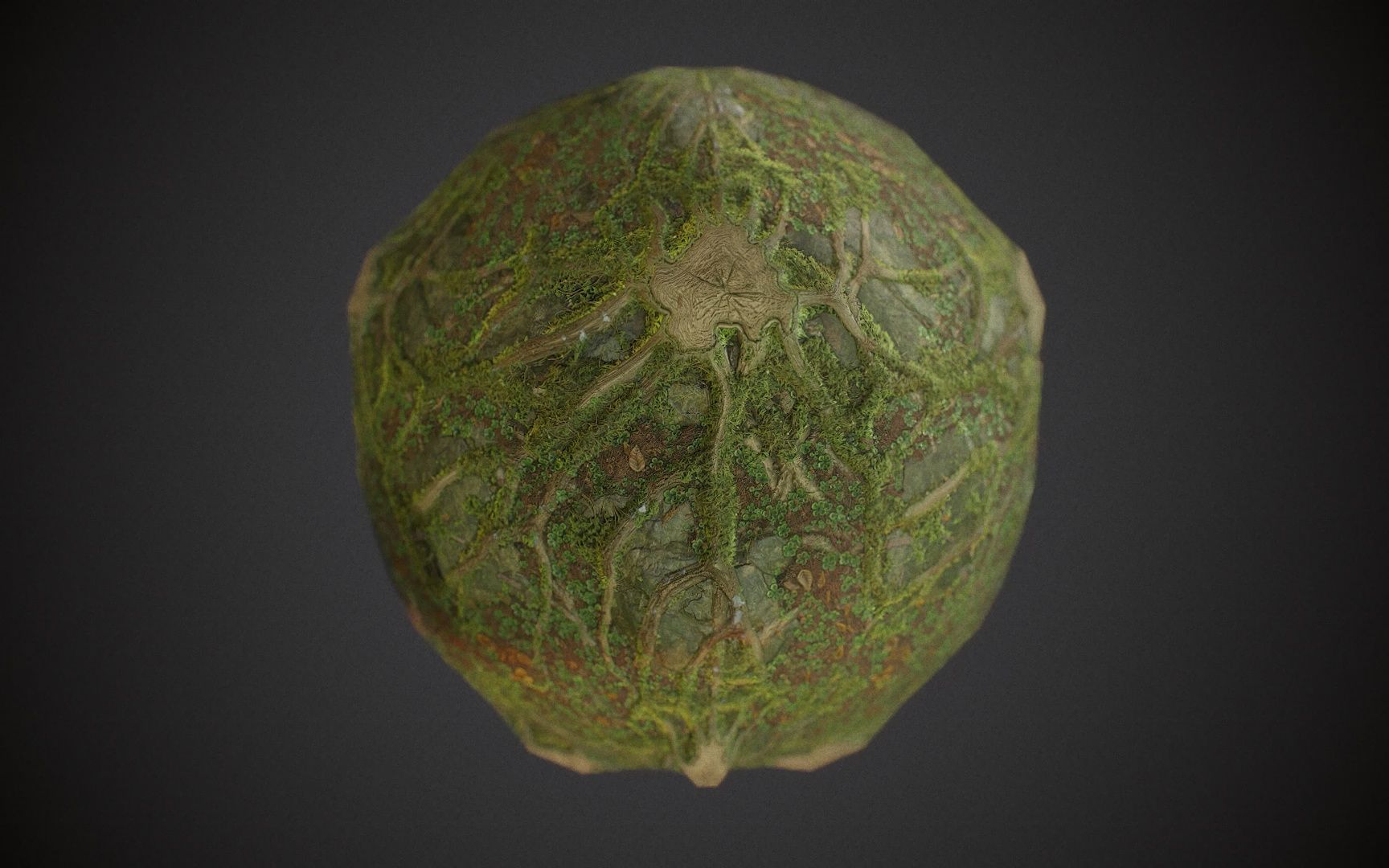 substance designer,寫實——苔蘚樹樁製作