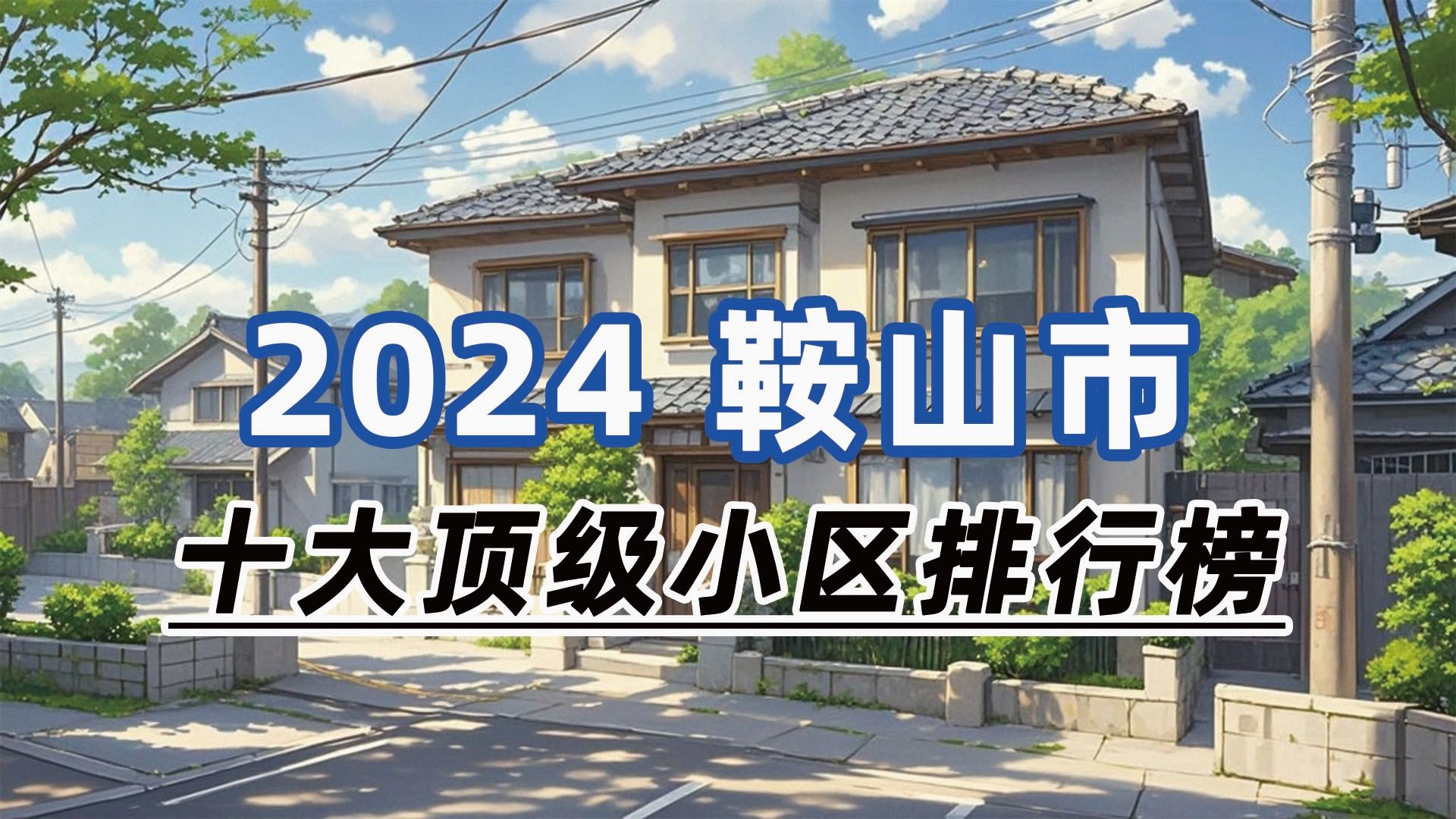 2024年鞍山市十大顶级小区:老台町小区、公园墅、富力城(别墅)哔哩哔哩bilibili