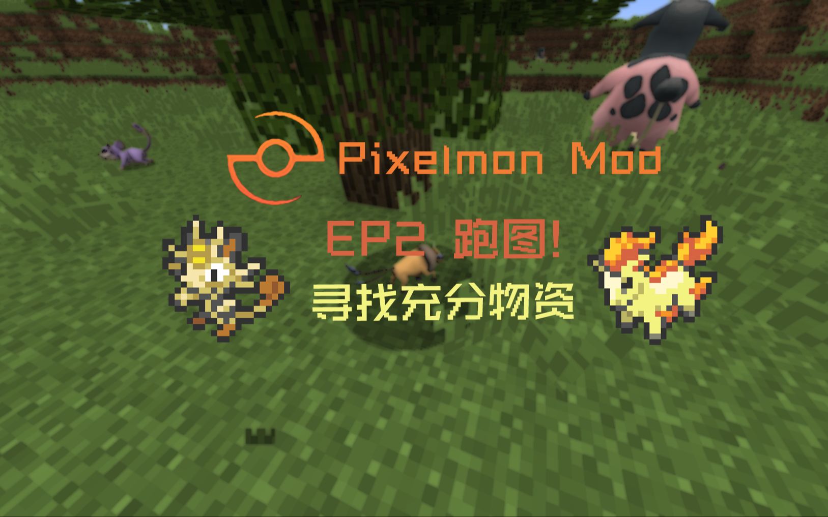 【Pixelmon Mod 1.16.5】EP2 跑图!寻找充分物资我的世界