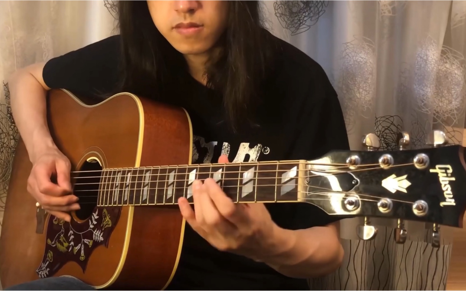 【上饶海韵琴行】戴佩妮《街角的祝福》吉他solo部分(cover by 何海涛