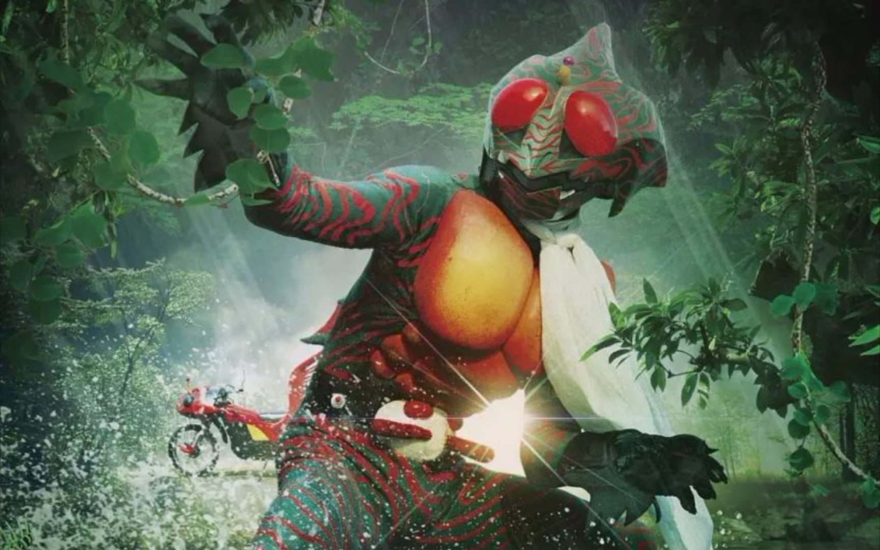 假面骑士的第一次变身战斗亚马逊