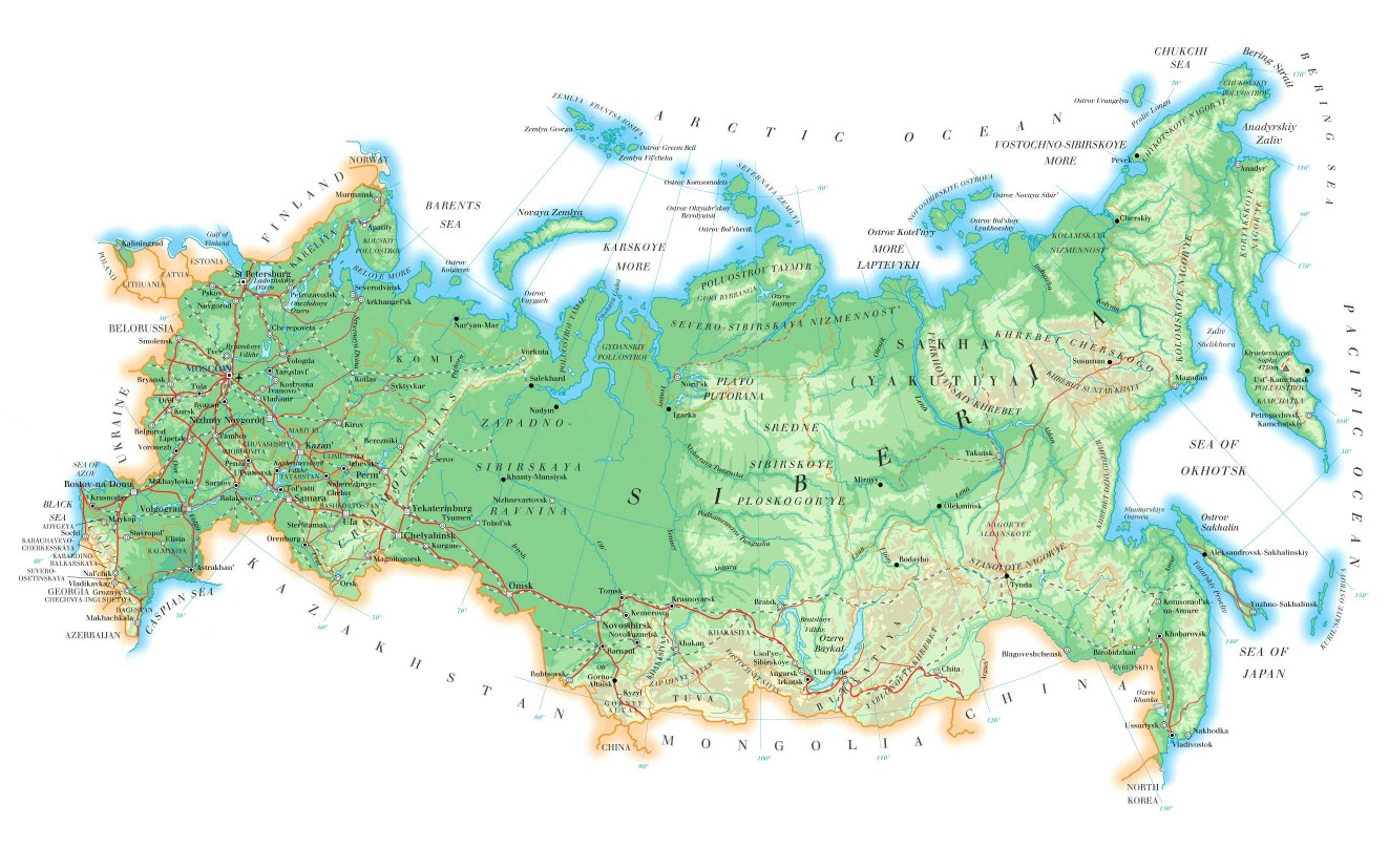 俄罗斯的地理环境图片