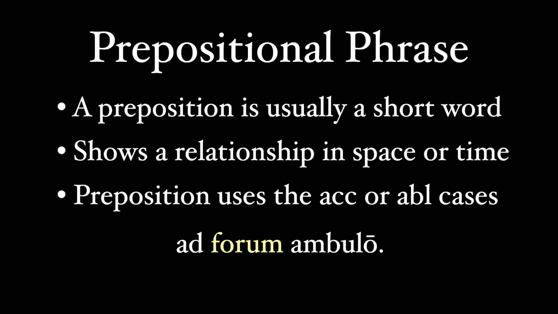 theprepositionalphraseinlatin