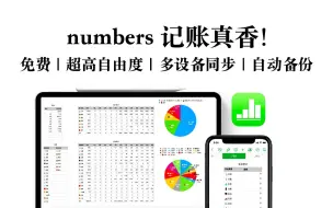 Download Video: 【iPad】numbers记账真香！免费｜高自由度｜自动同步｜备份