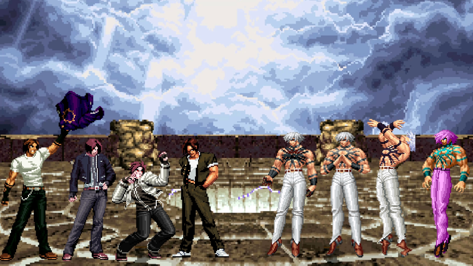 拳皇mugen 大蛇草薙京vs大蛇队