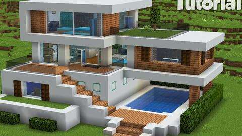 Minecraft 造一个石英别墅0110 哔哩哔哩 Bilibili