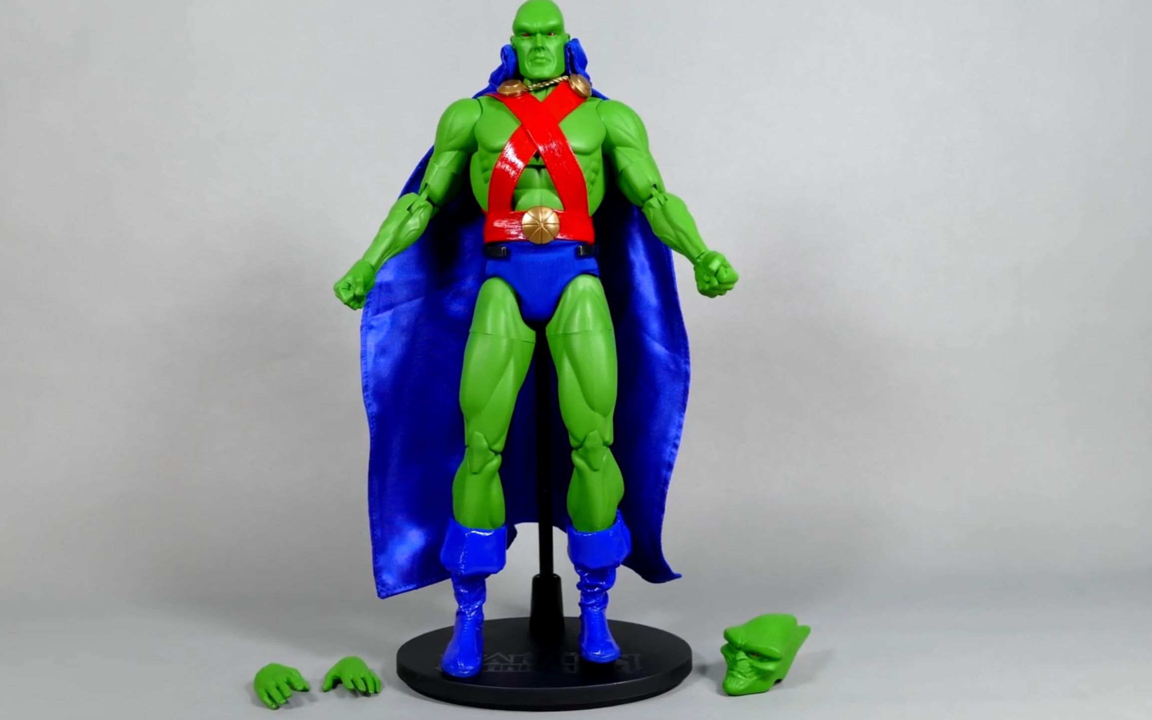 火星猎人 dc direct 13" deluxe martian manhunter unboxing review