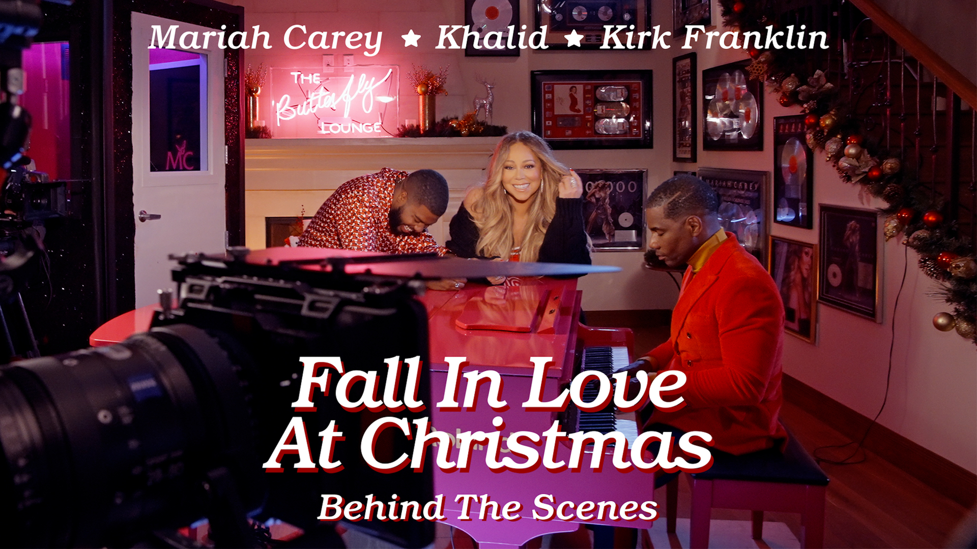 [图]Khalid&Kirk Franklin&Mariah Carey「Fall in Love at Christmas (Behind the Scenes)」