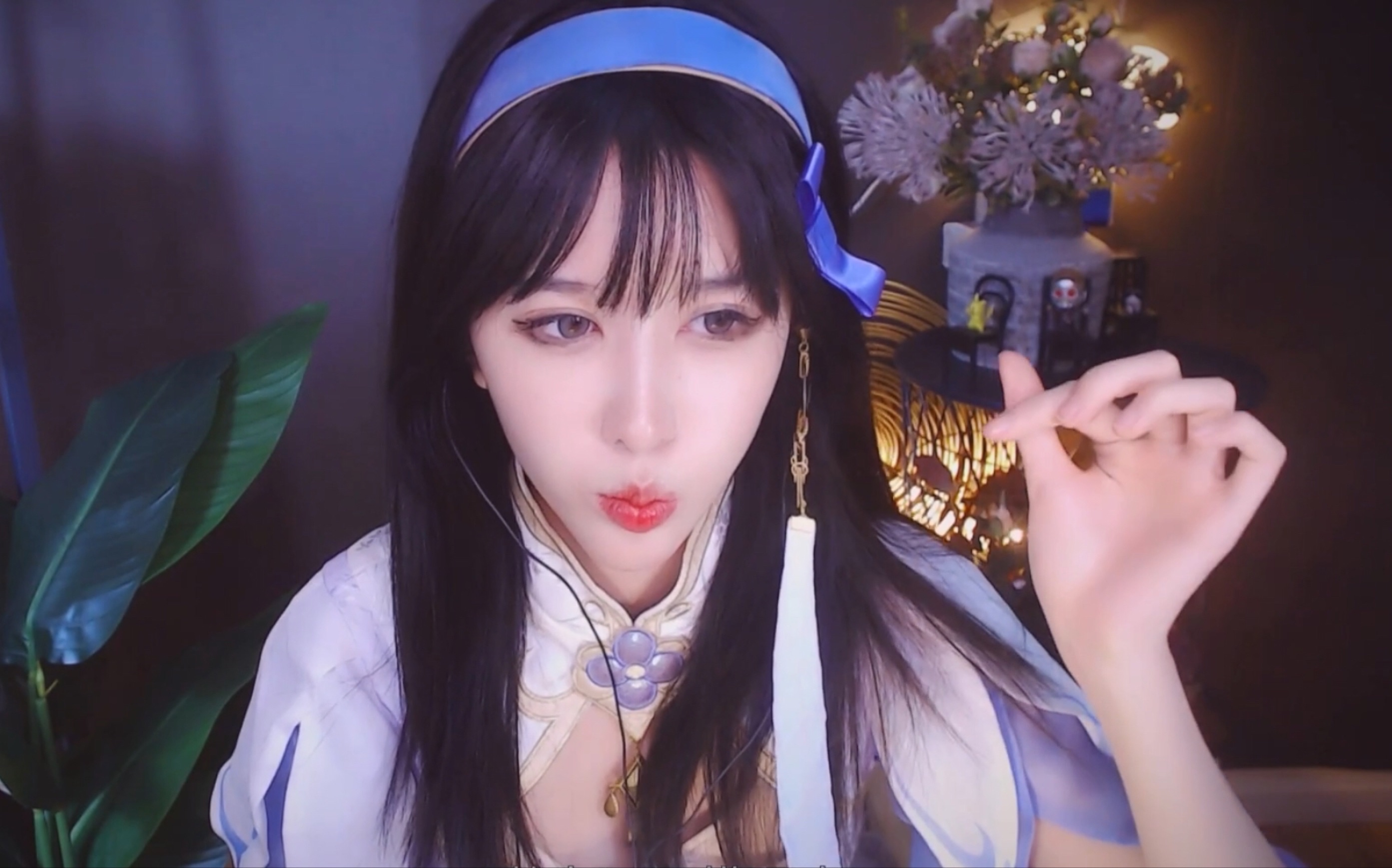 【3d摸眼助眠】西施小姐姐给你摸眼睛哦_哔哩哔哩_bilibili