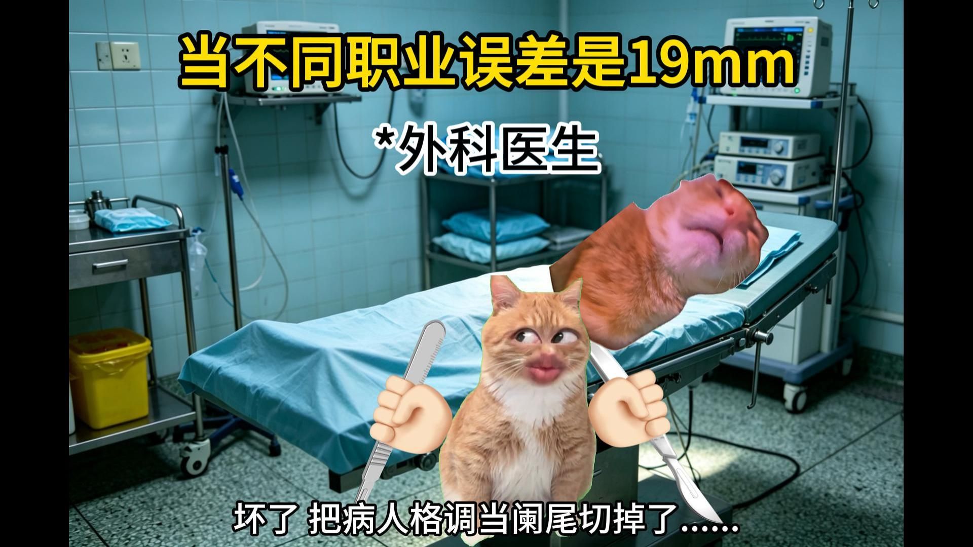 当不同职业误差是19mm