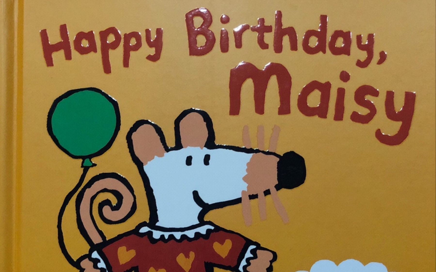 0-12岁必读经典英文绘本《happy birthday,maisy》