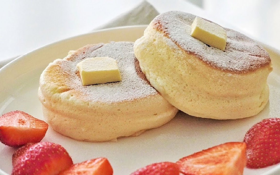 【thy than】日式舒芙蕾松饼~|souffle pancake with one egg