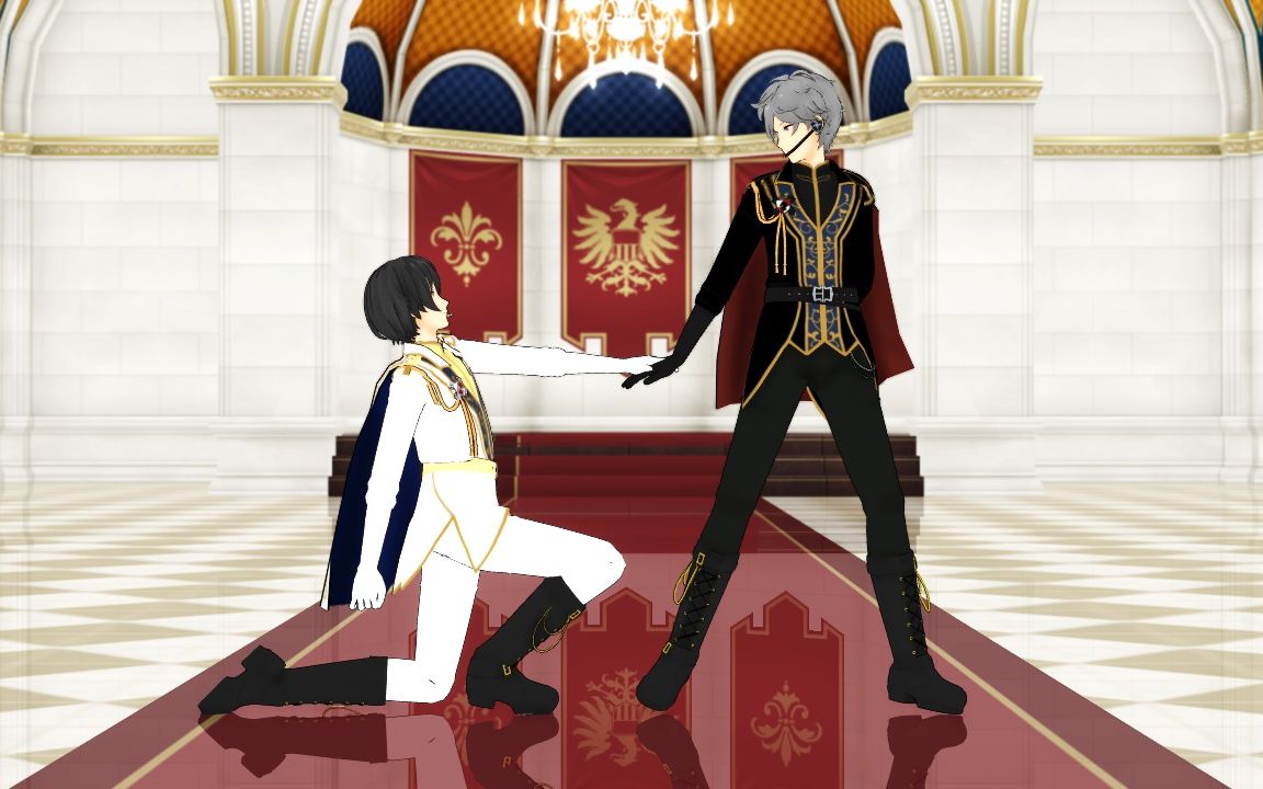 【mmd偶像梦幻祭】王子们的坎特雷拉-泉/凛月【王骑改色99中日字幕