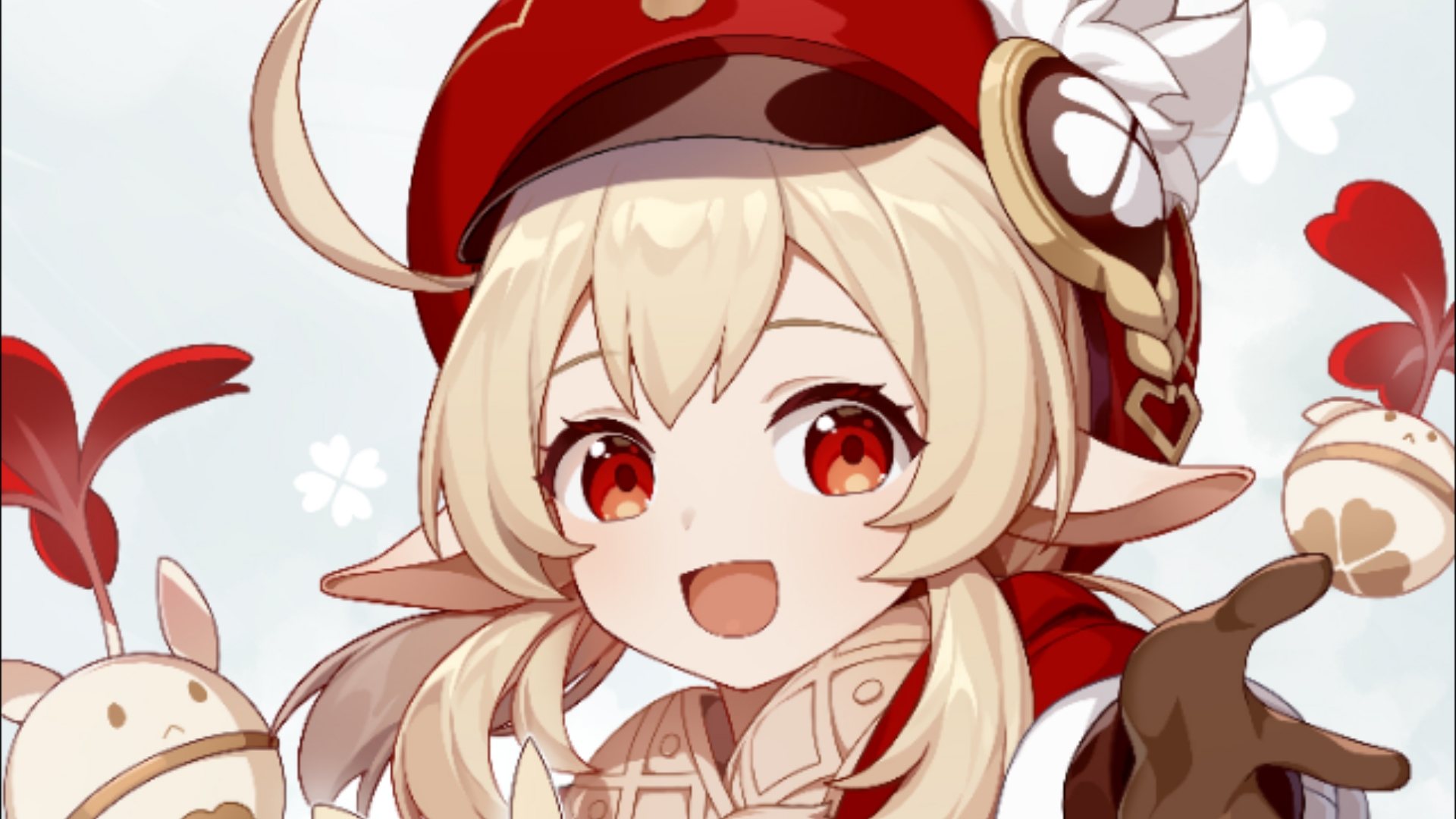 可莉喜欢毛茸茸的东西,比如嘟嘟可,蒲公英,还有雷泽的头发,还有深渊