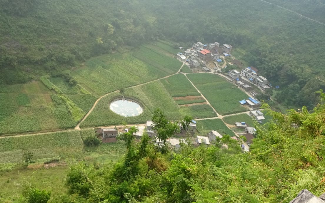 实拍广西十万大山,大山里住有几十户人家,养鸡养牛自得其乐哔哩哔哩bilibili