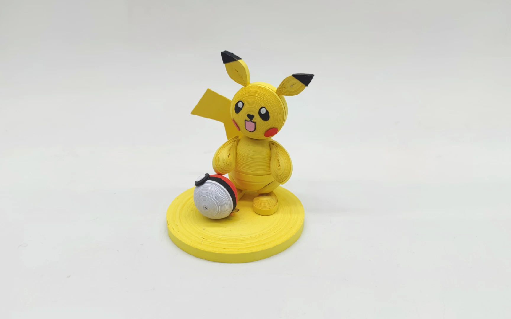 【衍纸艺术】立体衍纸作品-皮卡丘