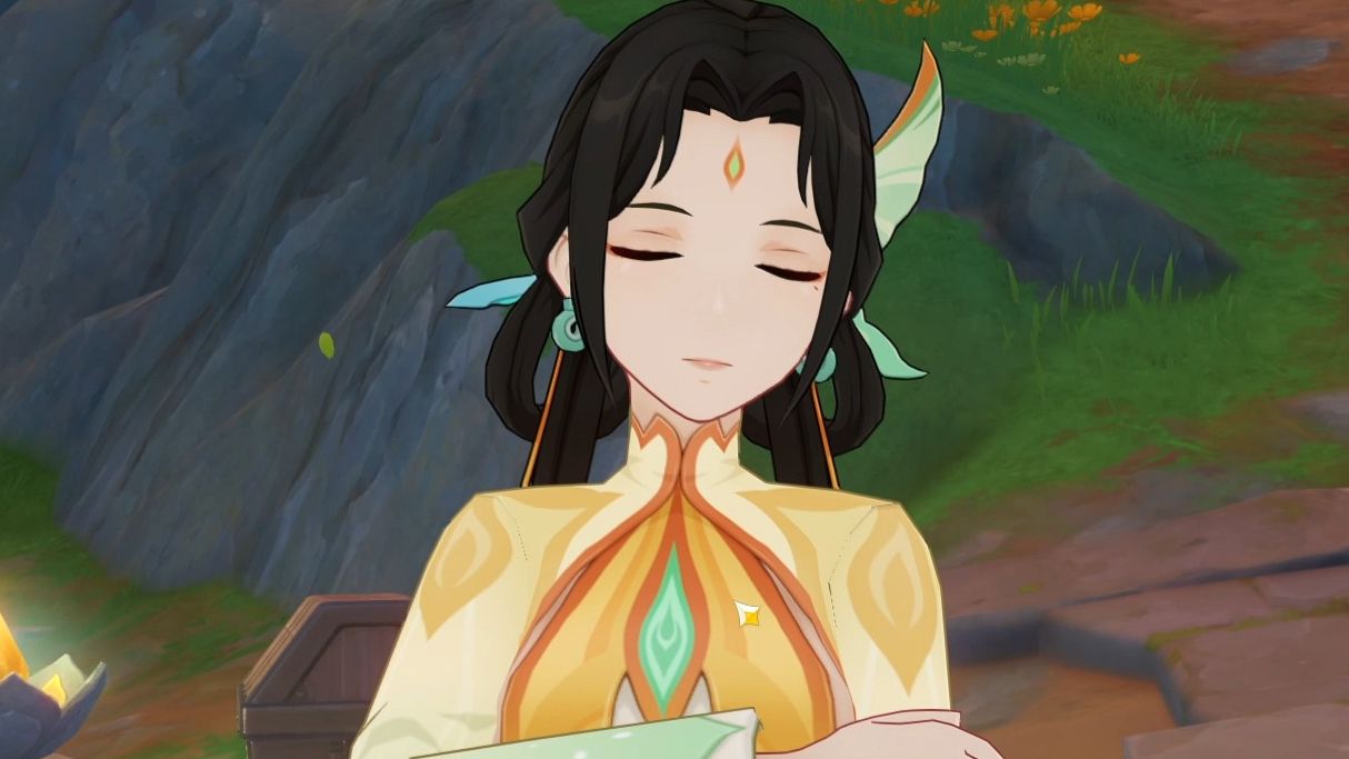 浮锦的小表情真的好戳啊!「原神」