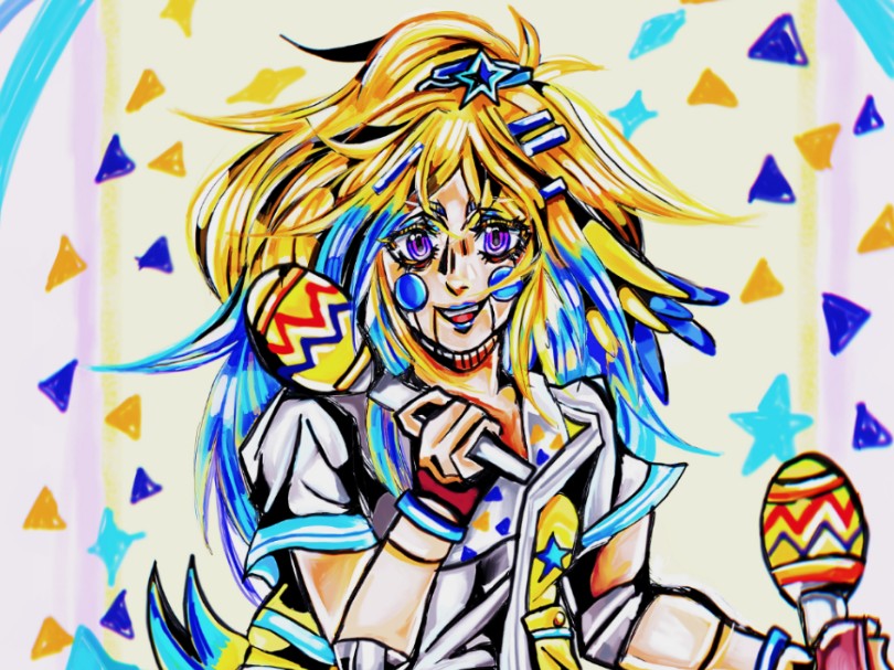 摇滚明星奇卡拟人