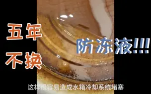 Descargar video: 汽车防冻液一直不换一直爽，最后的结果就是变成这样！